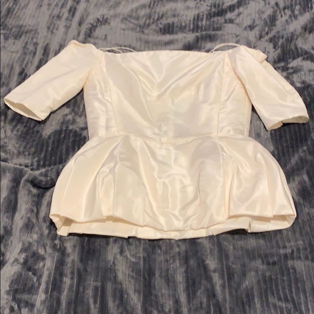 Pamella Roland chic peplum top